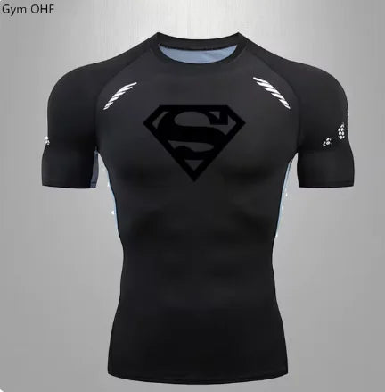 Men's Sports Quick Dry T Shirt Compression Gym