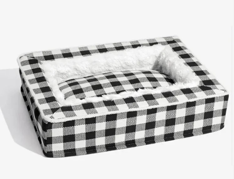 Classic Plaid Kennel Four Seasons Universal Removable And Washable