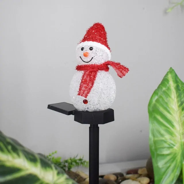 Solar Weihnachtsbeleuchtung Schneemann