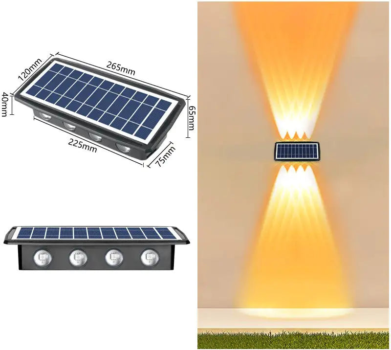 Solar-Außenwandleuchten imprägnieren