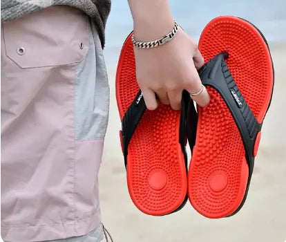 Flip-flops Massage Granule Men Slippers Comfortable Beach Sandals