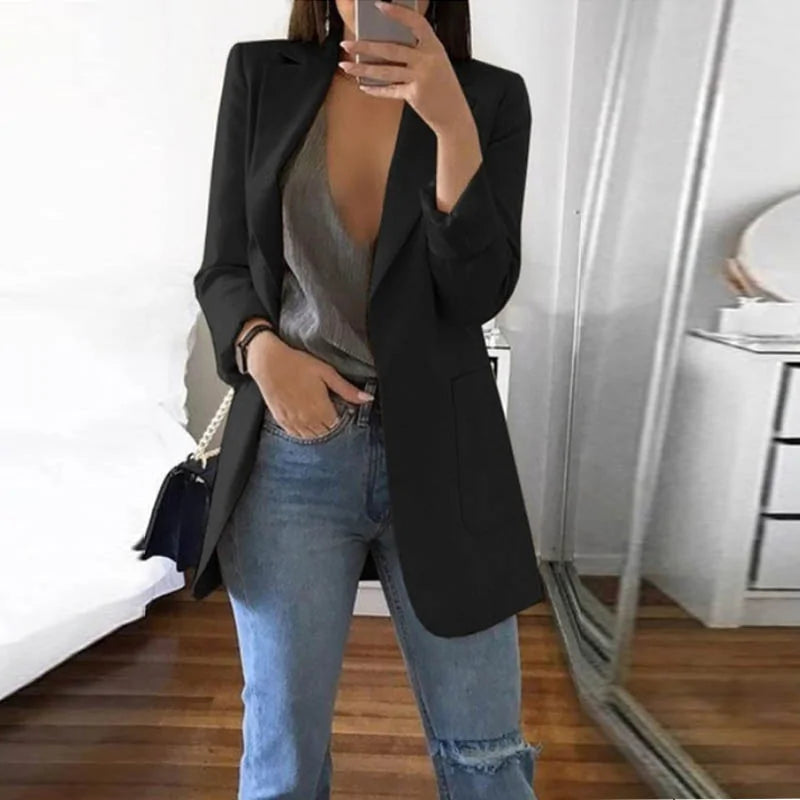 Women's Casual Long Sleeve Business Suit