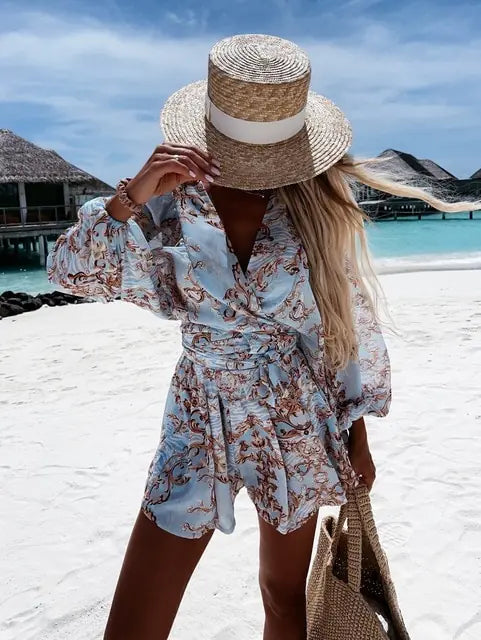 Boho Beach Jumpsuit: Summer Elegance