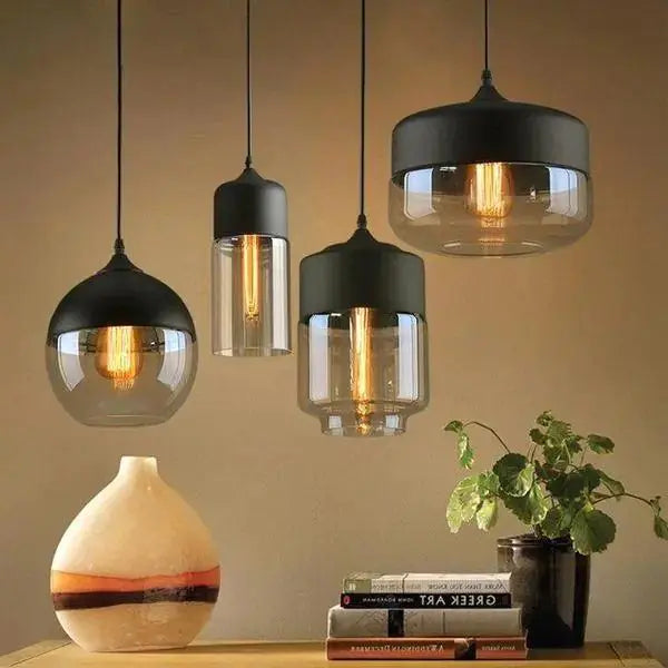 Glass Chandelier Pendant Lights