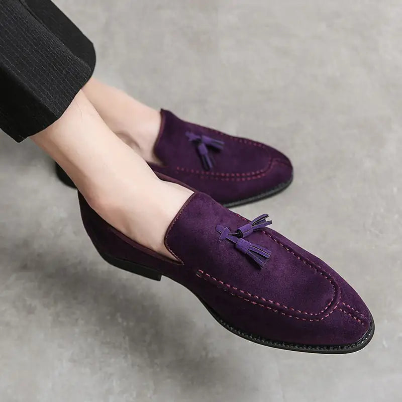 Loafer aus Leder mit Quaste für Herren