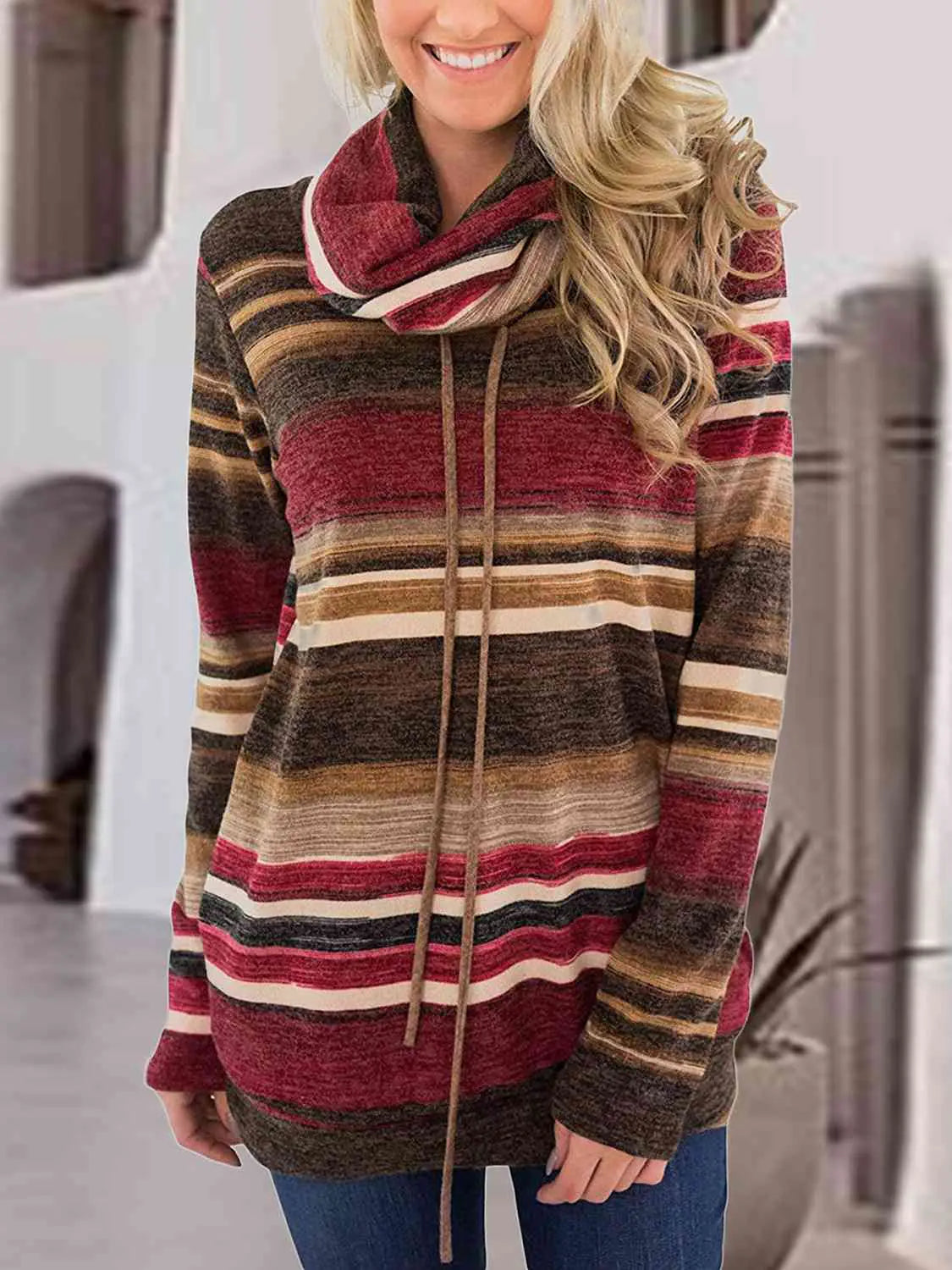 Coleen Drawstring Sweater-