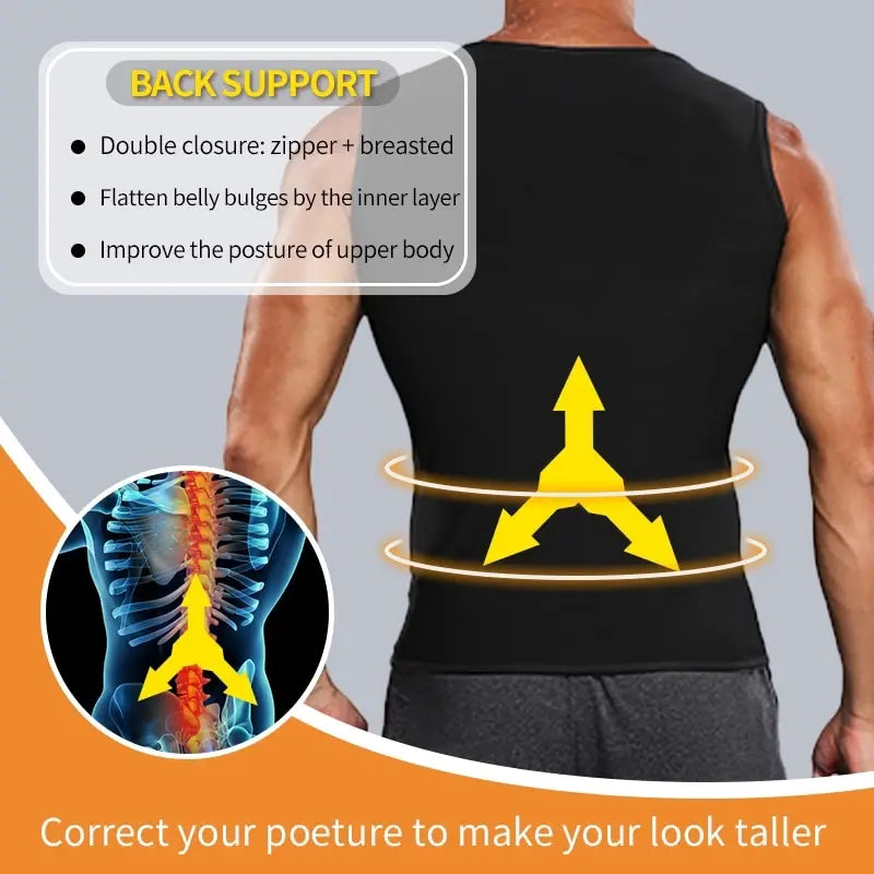 Heat Trapping Sweat Enhancing Vest