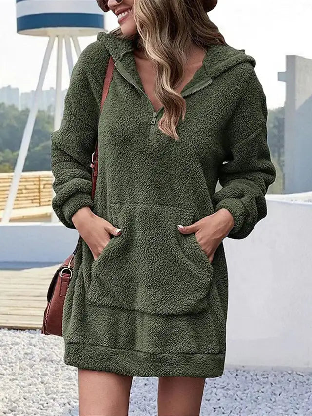 Winter Double-Sided Hooded Outerwear Hoodie