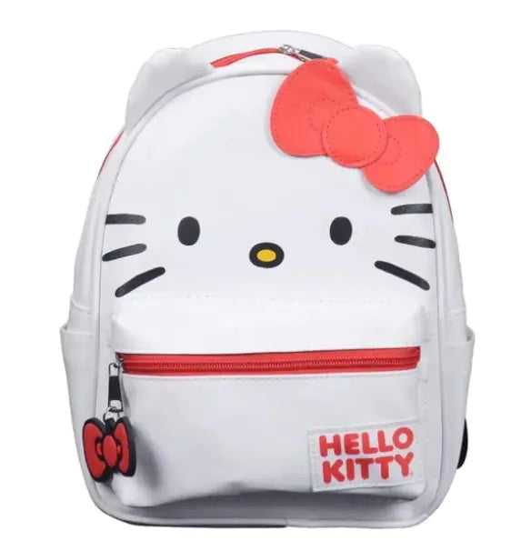 Red White Bow Hello Kitty Backpack Bag