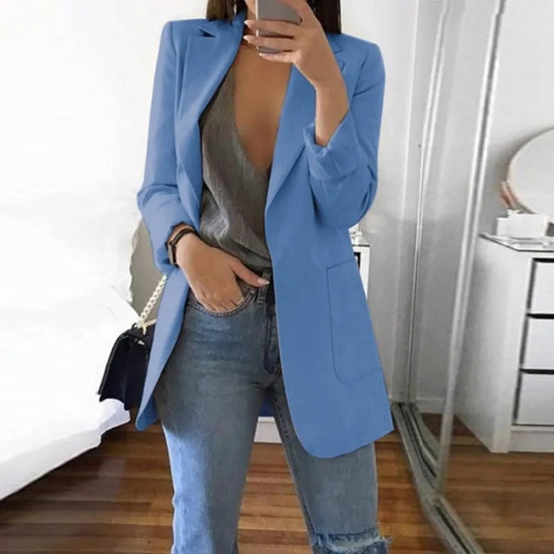 Women's Casual Long Sleeve Business Suit