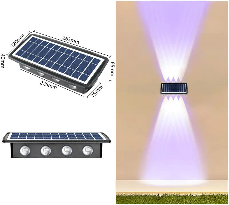 Solar-Außenwandleuchten imprägnieren