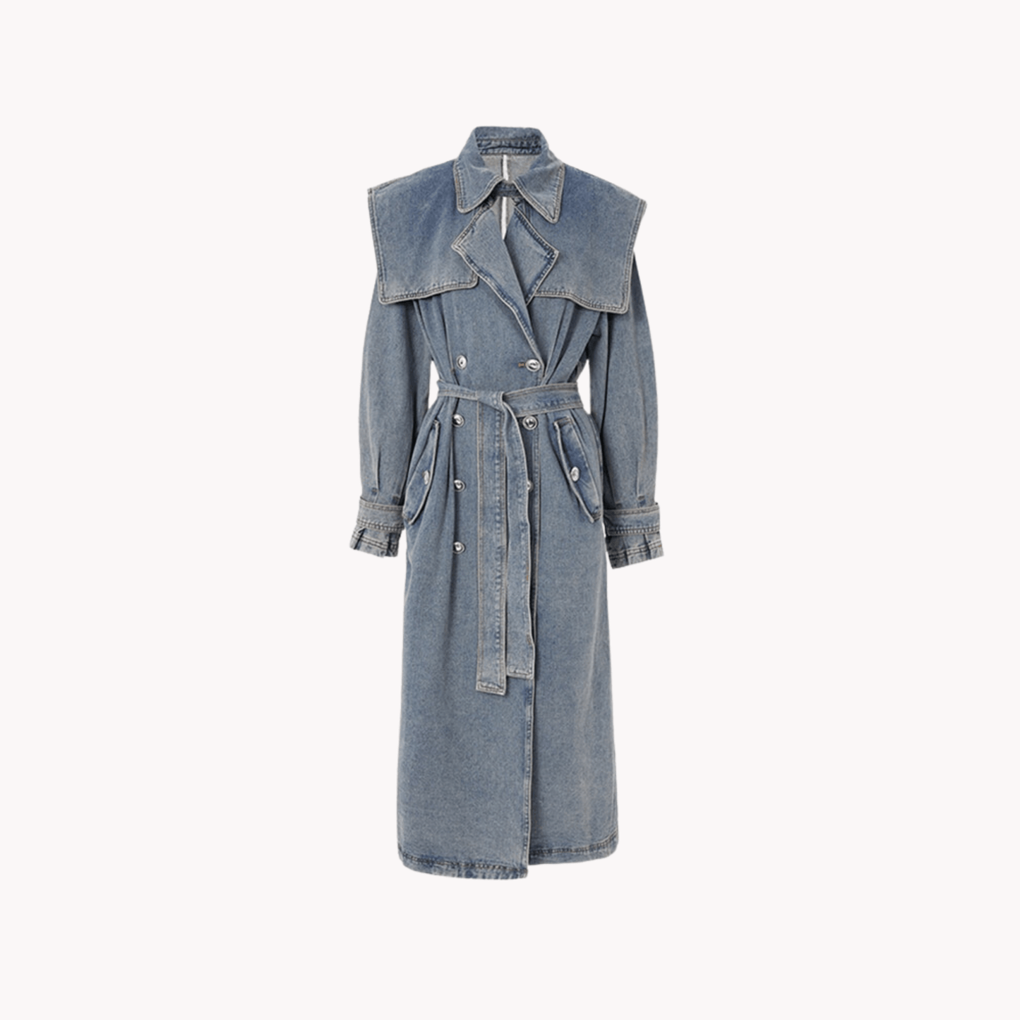 Denim Trench Coat