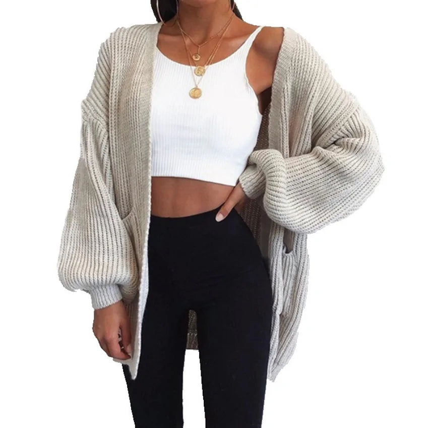 Winter Coat Loose Knitted Sweater Cardigan