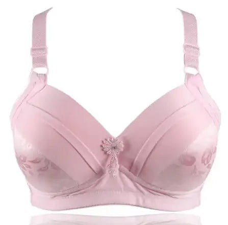 Atmungsaktives Baumwoll-Bralette, modische Dessous, ohne Bügel, Übergröße