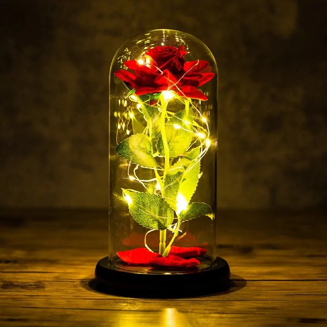 Led Enchanted Galaxy Rose Decor