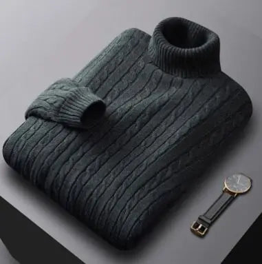 Thermal Thread Turtleneck Sweater