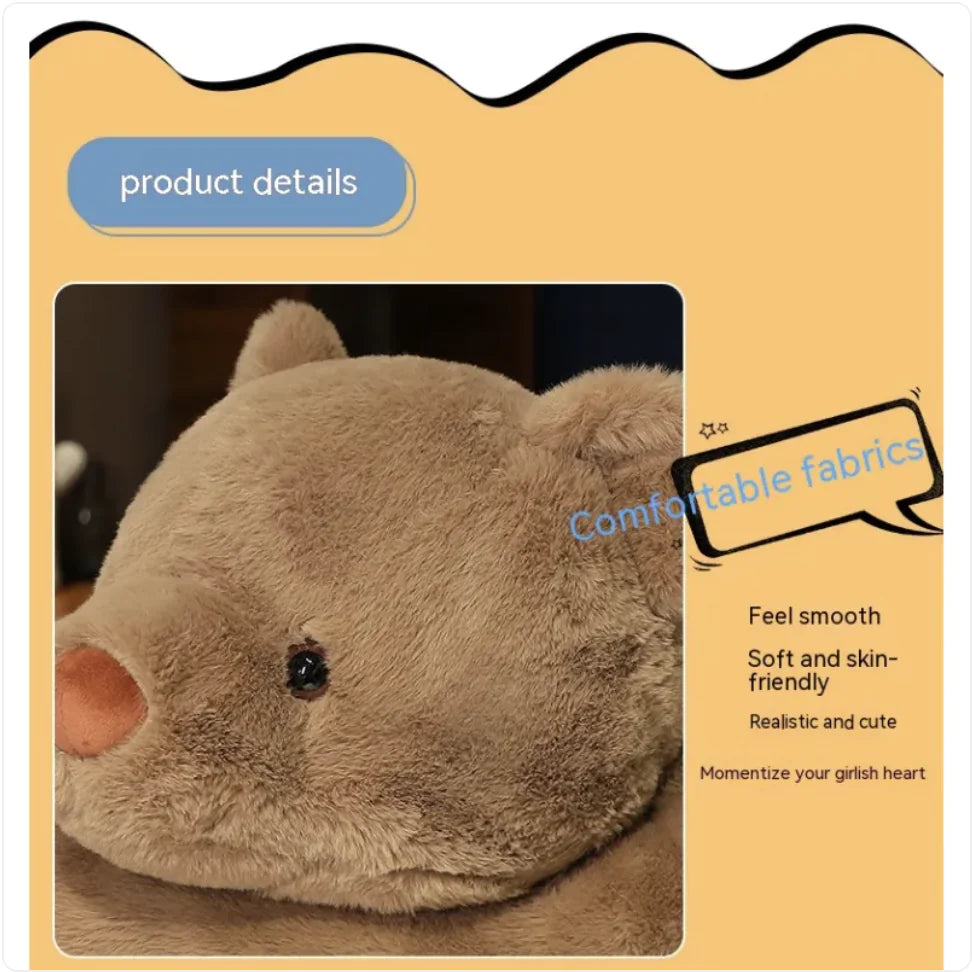 Lying Bear Plush Sleep Companion