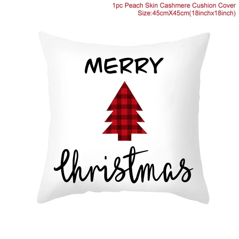 Cartoon Christmas Pillow Cover