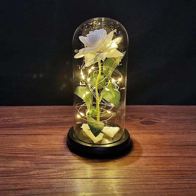 Led Enchanted Galaxy Rose Decor