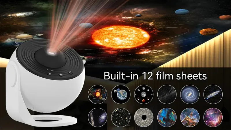 Night Light Galaxy Projector Starry Sky Projector 360 Rotate Planetarium Lamp For Kids Bedroom Valentines Day Gift Wedding Deco