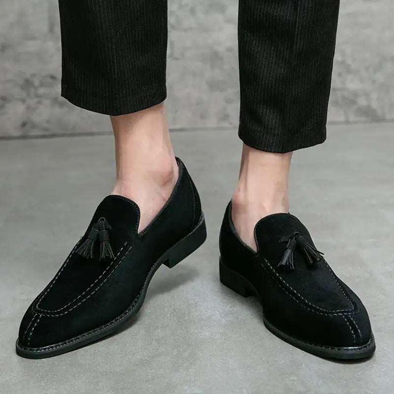 Loafer aus Leder mit Quaste für Herren