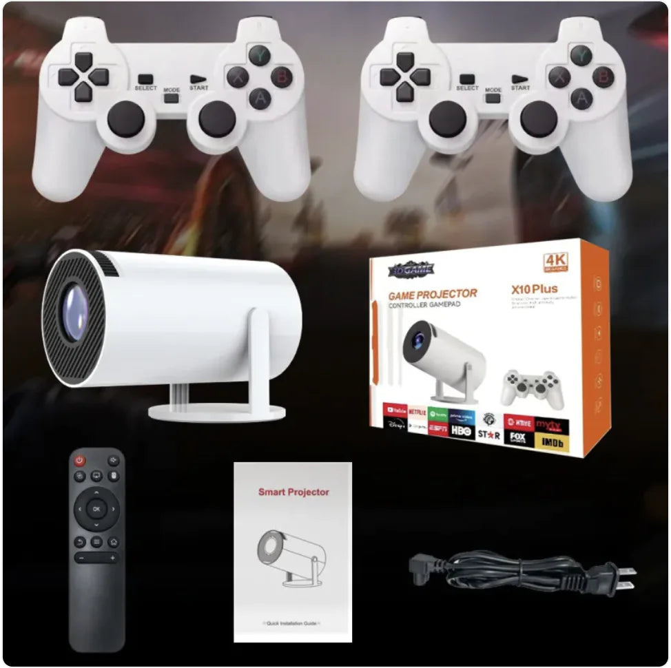 X10 PLUS Portable HD Projector & Wall Projection Game Machine