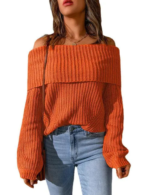 Off-the-Shoulder Sweater