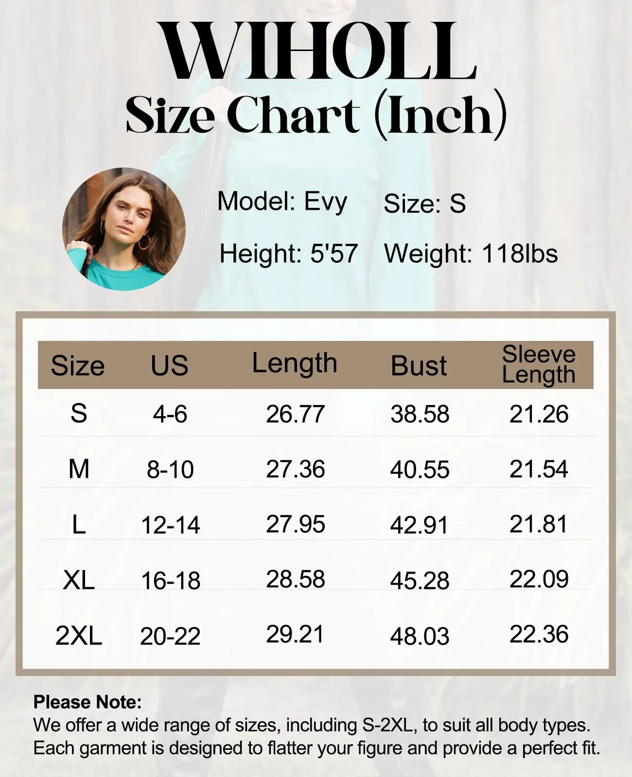 WIHOLL Womens Long Sleeve Shirts Fall Tops Casual Crewneck Loose with Pocket Trendy Clothes Balmy Green Small