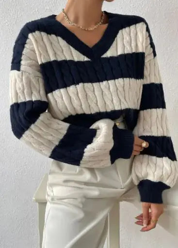 Lazy Loose Women's Knitted Sweater