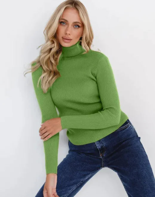 Women's Knitwear Turtleneck Pullover