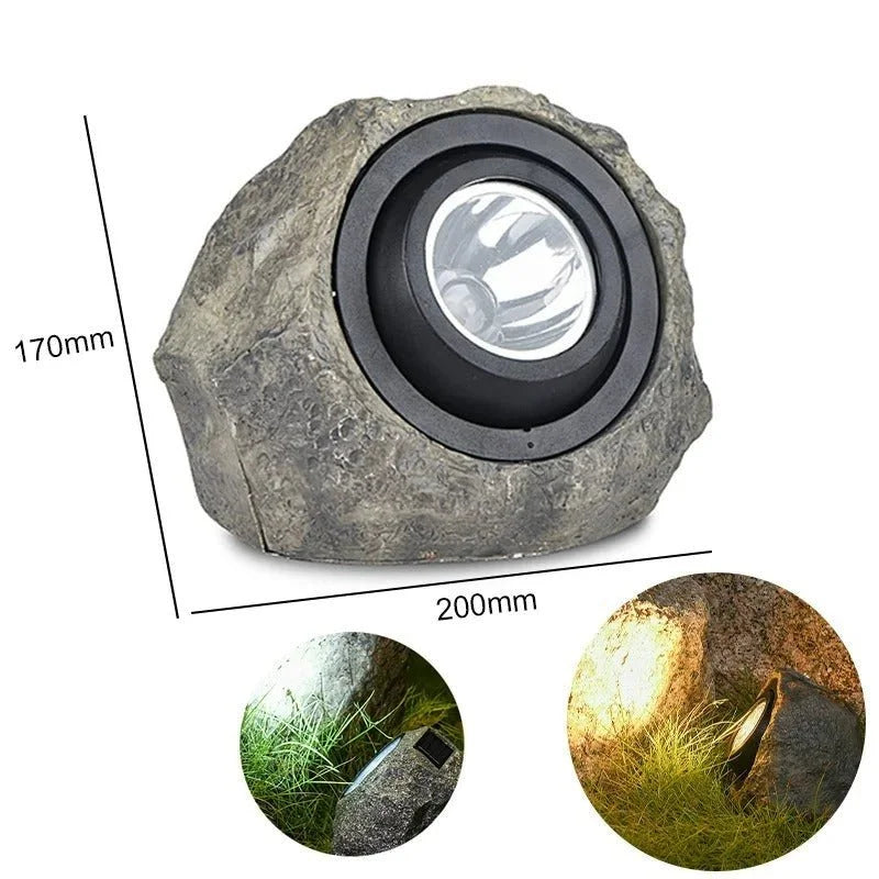 Waterproof Solar Powered Rock Light