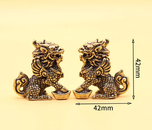 Brass Crafts A Pair Bringing Fortune Ornaments