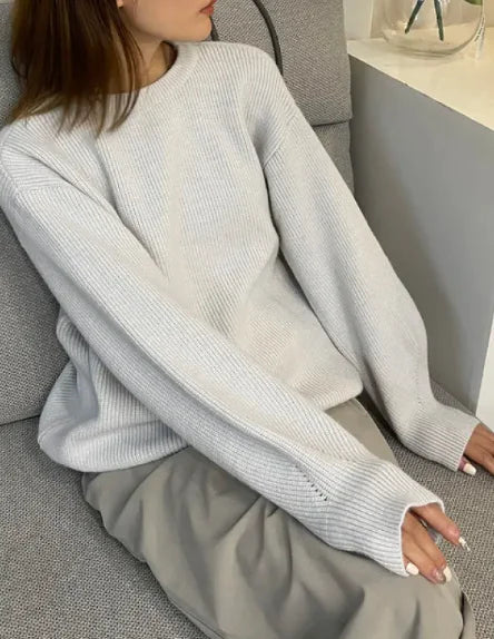 Warm Women's Sweaters Thick Autumn Winter Women's Wool