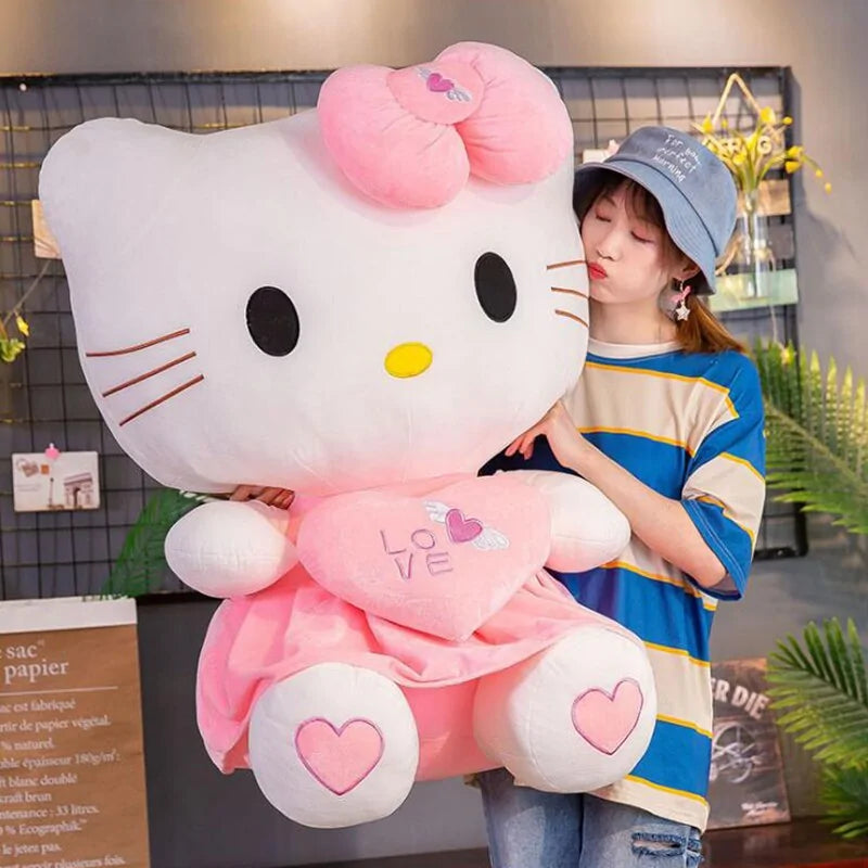 Sanrio Anime Plüsch-Dekokissen: Kawaii-Tiere für Heimdekoration und Geschenke