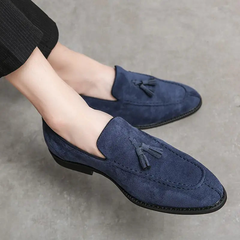 Loafer aus Leder mit Quaste für Herren