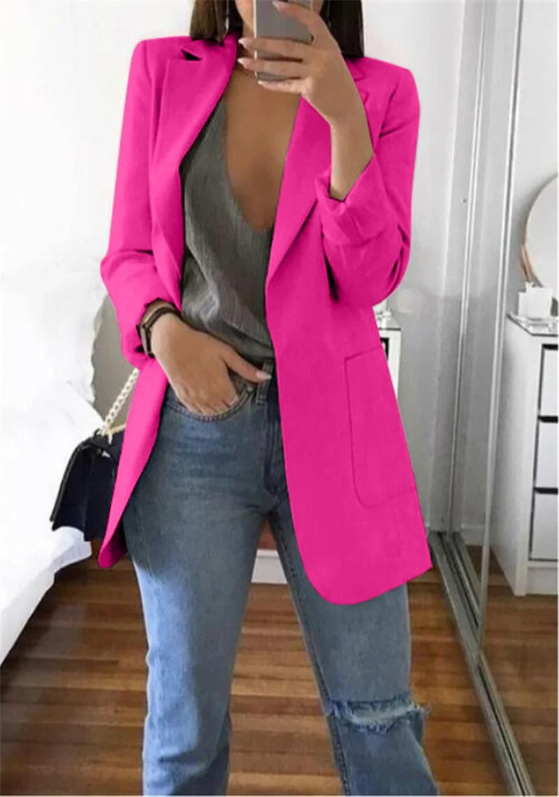 Women's Casual Long Sleeve Business Suit