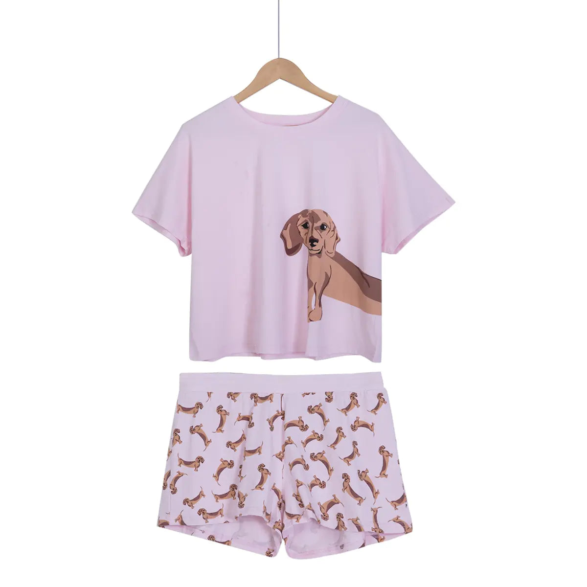 Pyjama-Set mit Animalprint für Damen