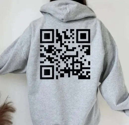 QR code hoodie