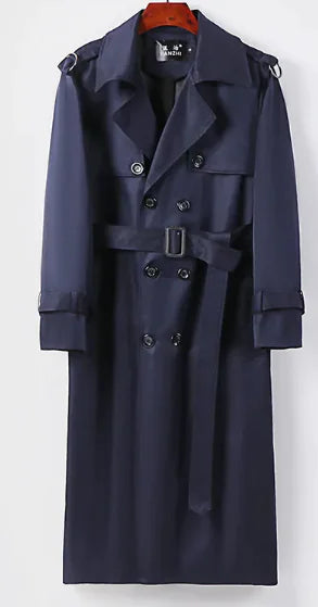 Over-the-Knee Plus Size Trench Coat