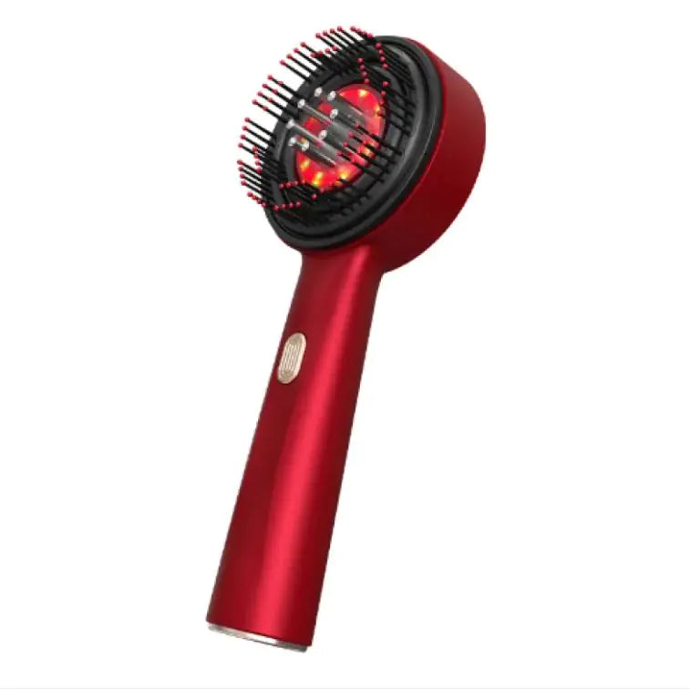 Electric Massage Comb Home Scalp Drain Comb Red Light Anti-slip Hair Care Multi-functional Massage Comb