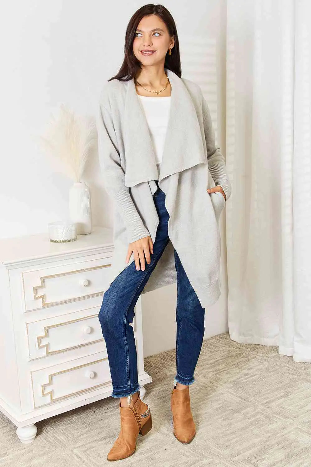 Duster Cardigan with Pockets-