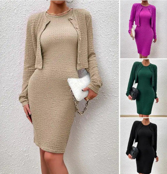 Top Round Neck Sheath Dress