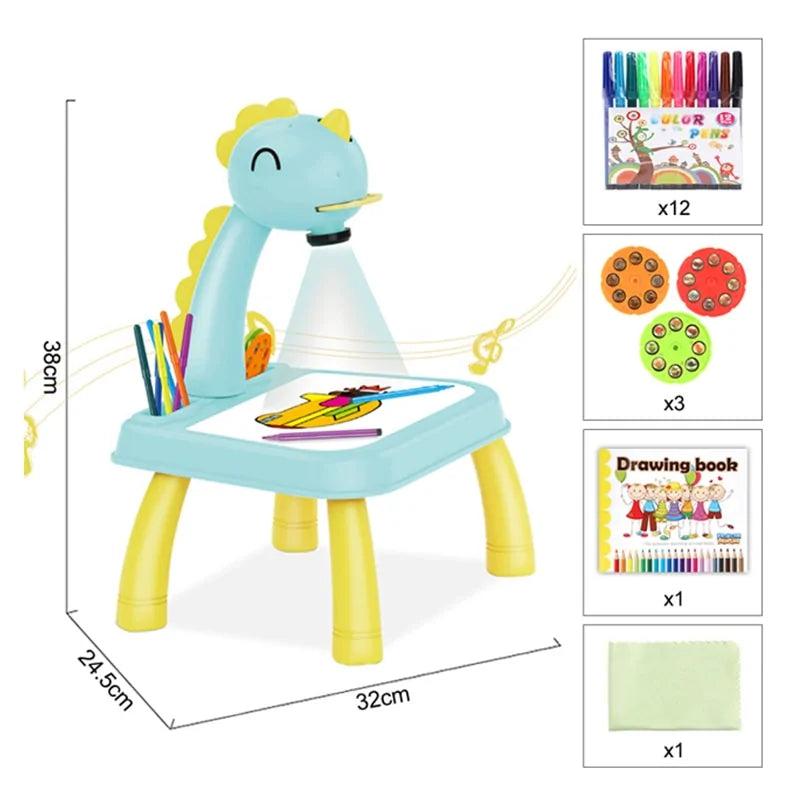 Children Led Projector Desk