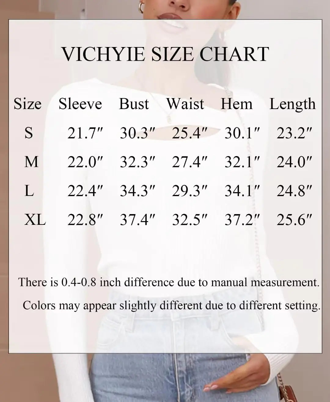 VICHYIE Womens Fashion Fall Clothes One Piece Cutout Tops Long Sleeve Ribbed Slim Fitted Shirts Tee Tshirts Large Long-moss Green