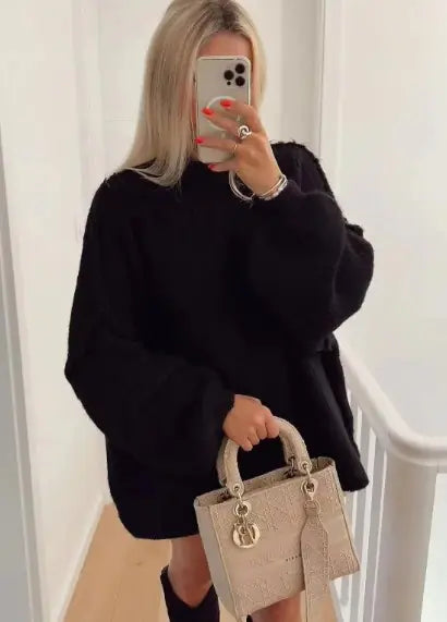 Loose Plus Size Pullover Sweater