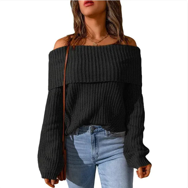 Off-the-Shoulder Sweater