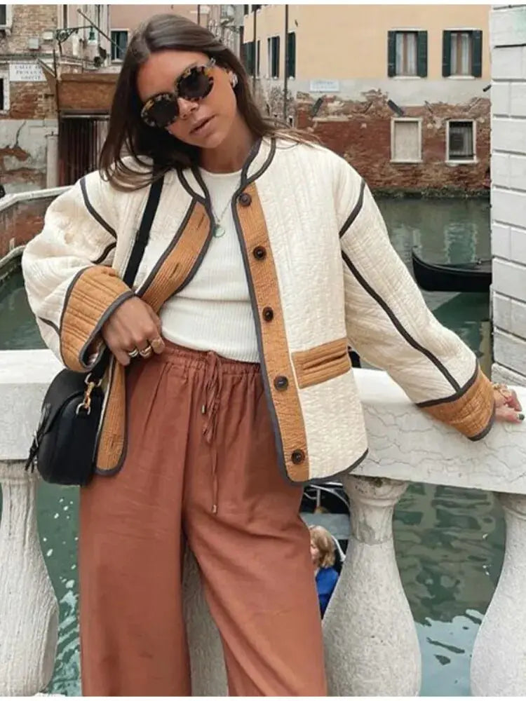 Fashion Elegant Thicken Long Sleeve Jackets