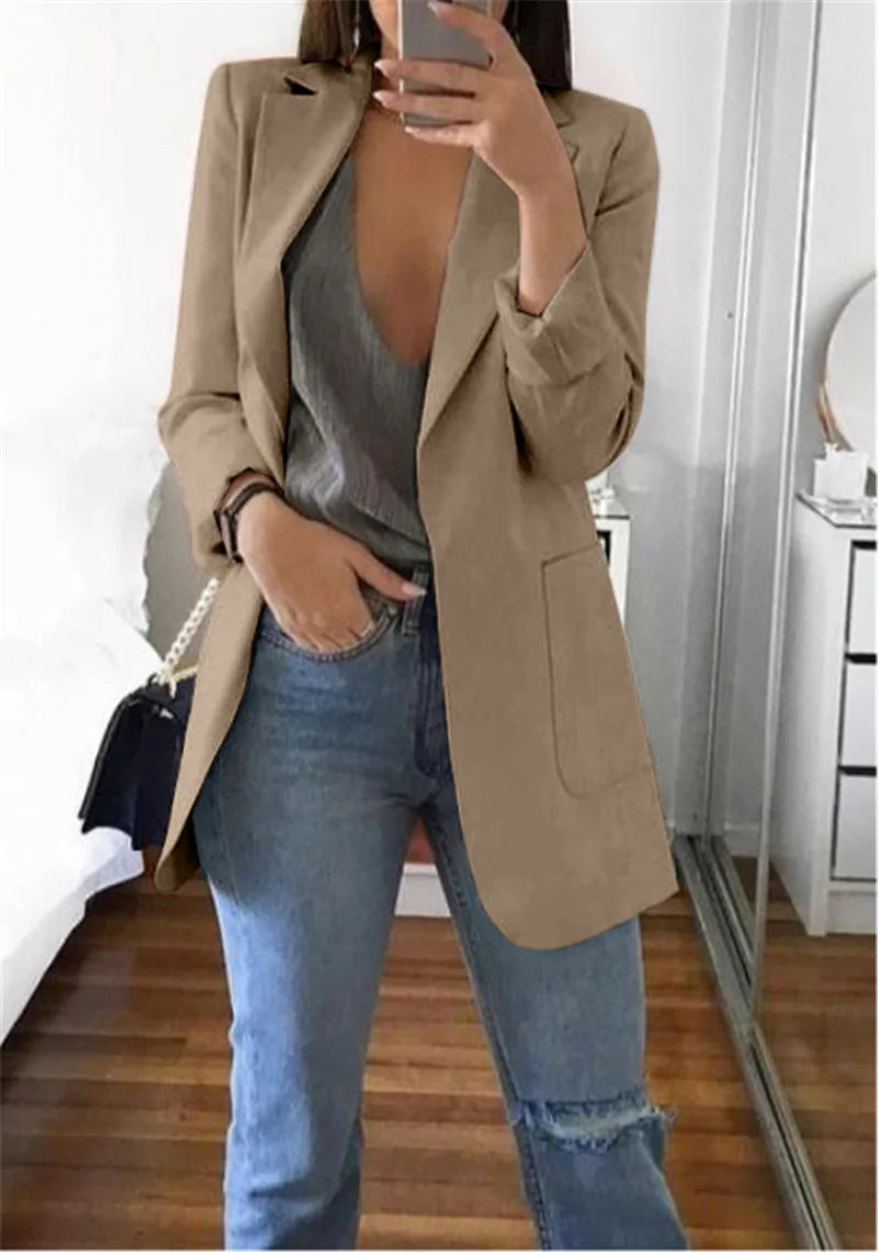 Women's Casual Long Sleeve Business Suit