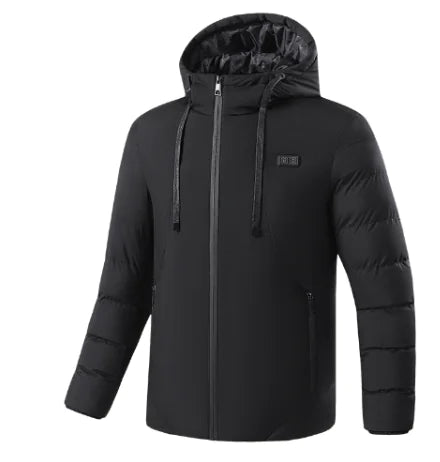 Herren Winter Outdoor USB Infrarot Heizung Kapuzenjacke