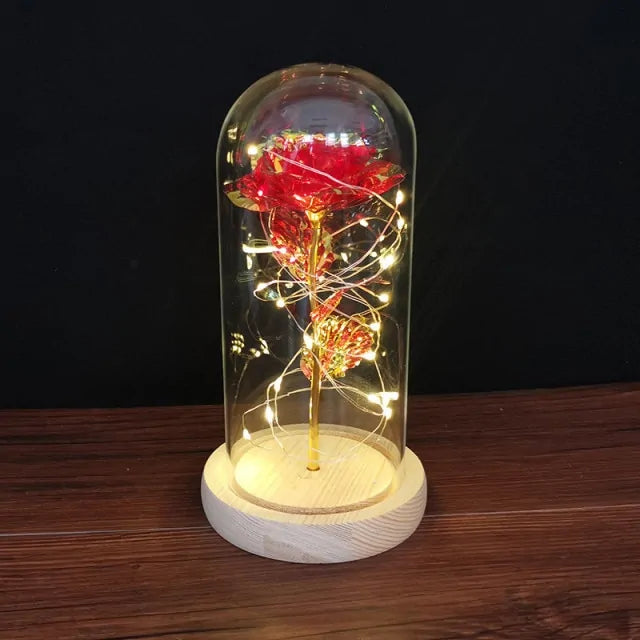 Led Enchanted Galaxy Rose Decor